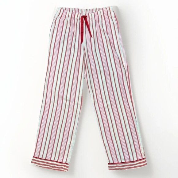 NWOT VICTORIA'S SECRET Flannel Pajama Cozy PJ Set Red Candy Cane Stripe M - Picture 13 of 15